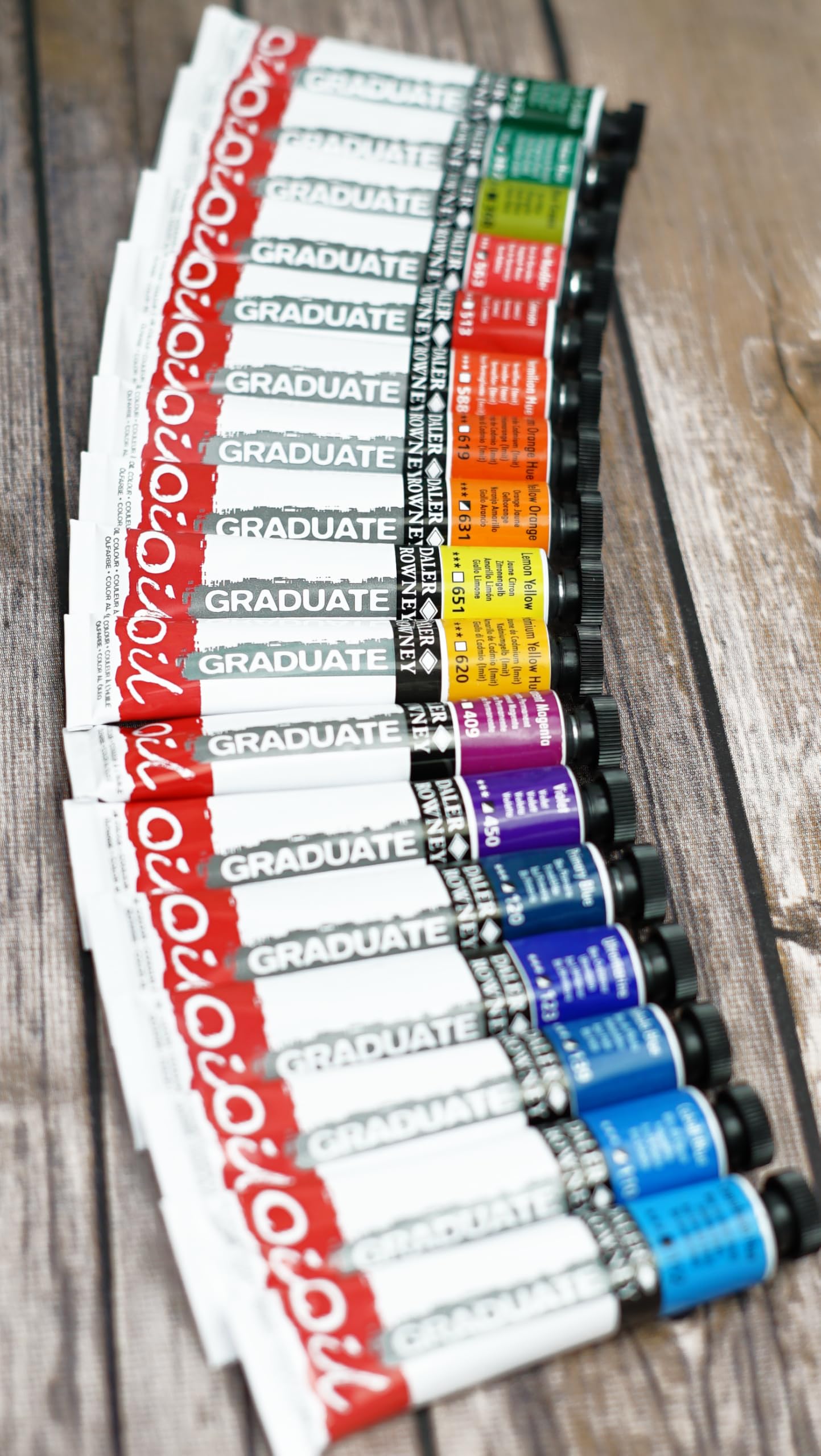 Daler-Rowney Graduate Farba olejna, tubka aluminiowa, 38 ml, czerwona wenecka czerwień