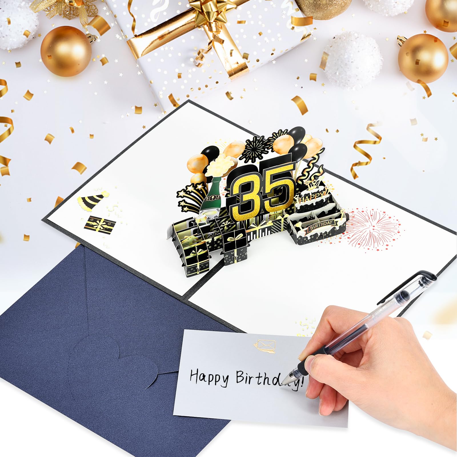Old English Co. Carte D'anniversaire Pour Fils Pour Lui, Invitation