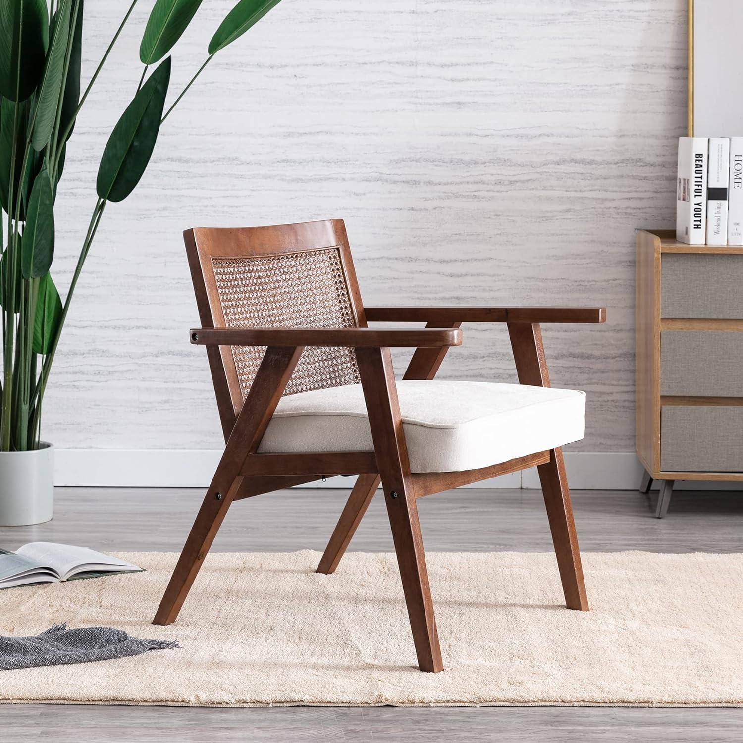 Boho Rattan Armchair for Living Room, Bedroom or Kuwait Ubuy