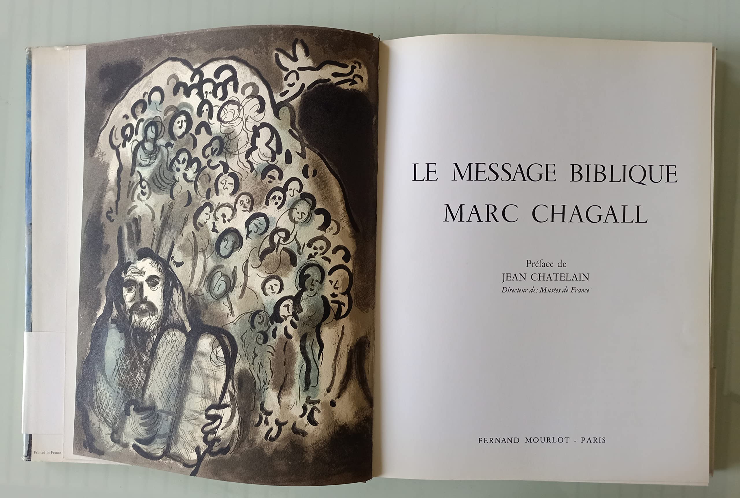 LE MESSAGE BIBLIQUE MARC CHAGALL シャガール Marc Chagall | Le Message Biblique De Marc Chagall (1967
