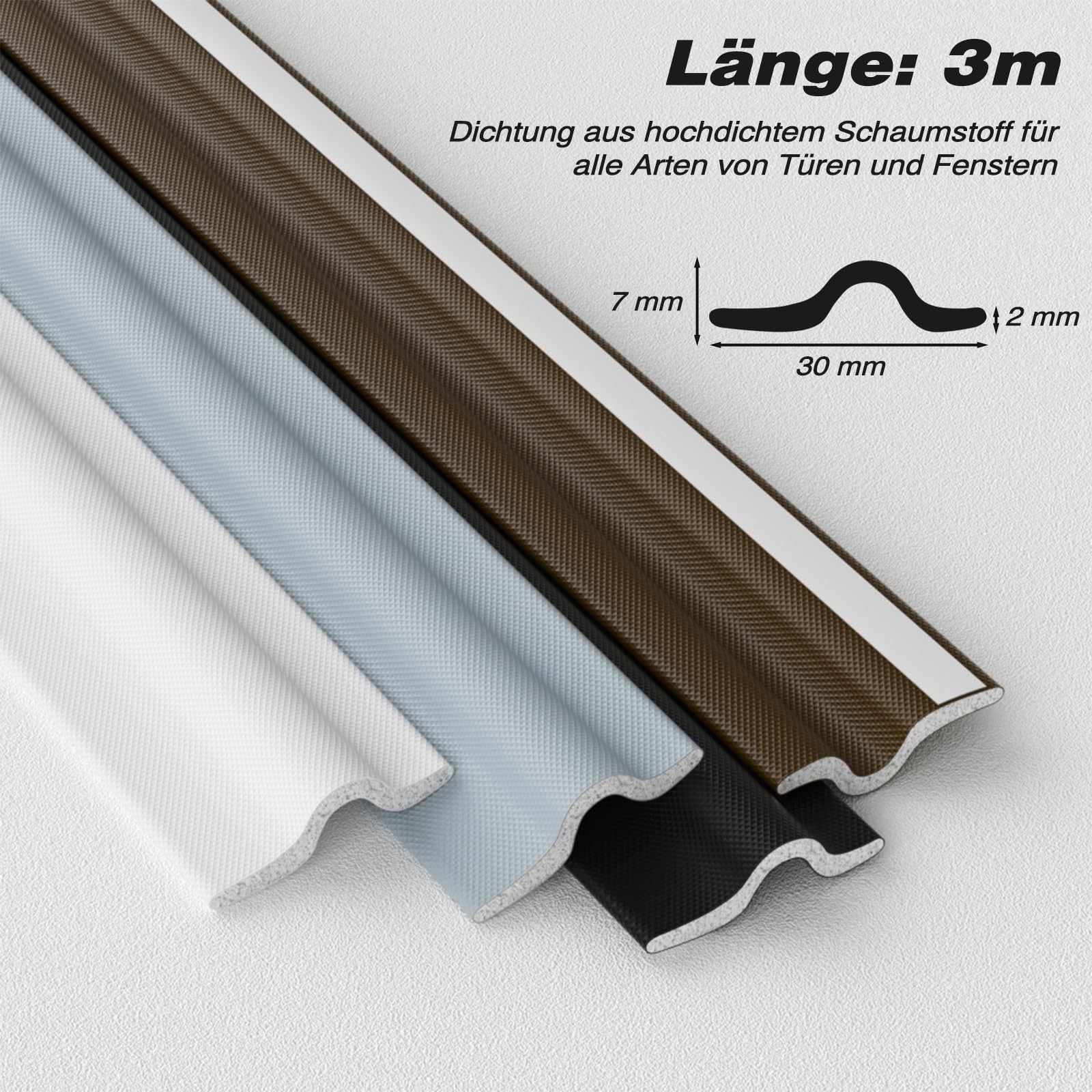Boudin De Porte, Joint De Porte, En Mousse, Autocollant, Joint De Porte