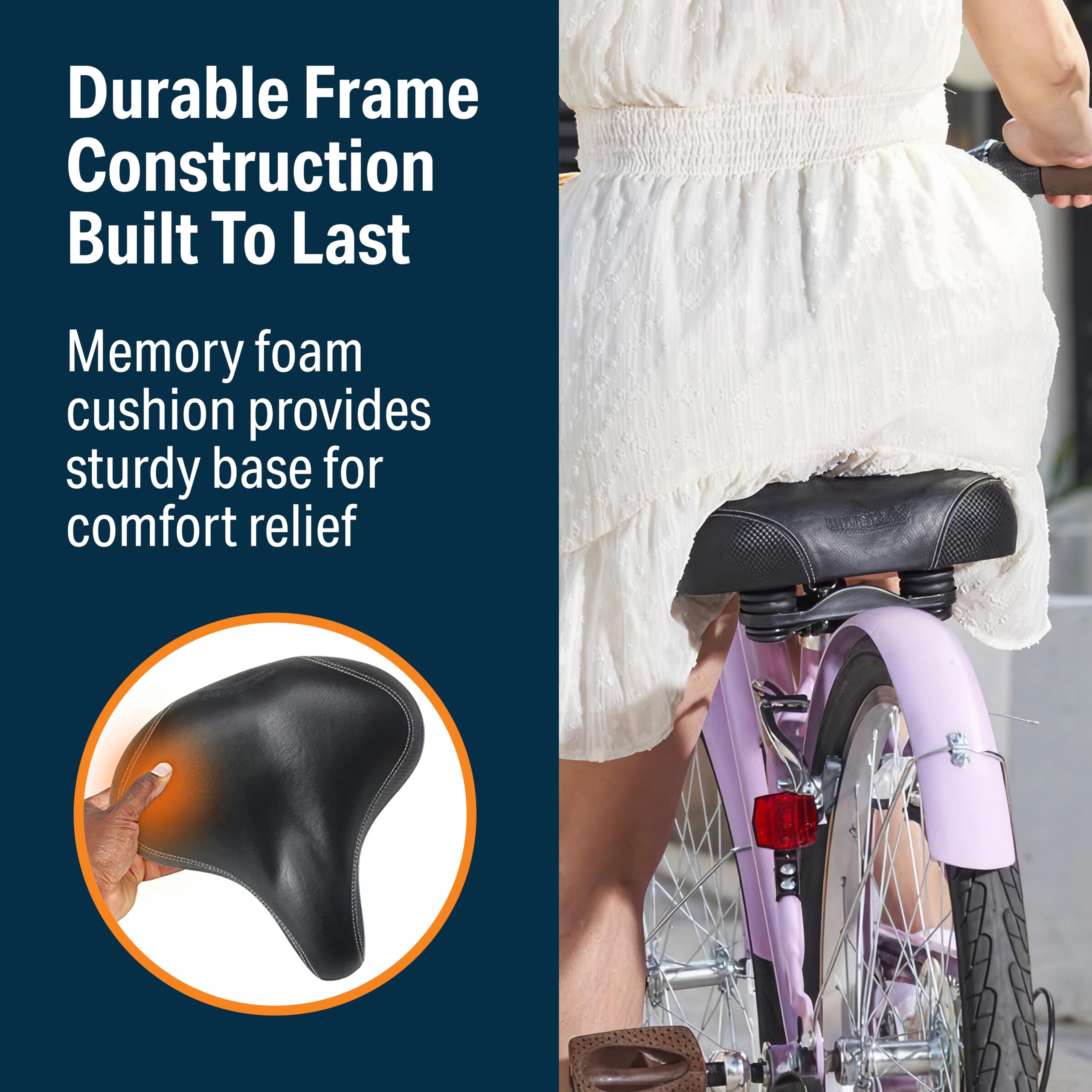 Amazon.co.jp: Bikeroo 自転車 サドル クッション 肉厚 痛くない 交換