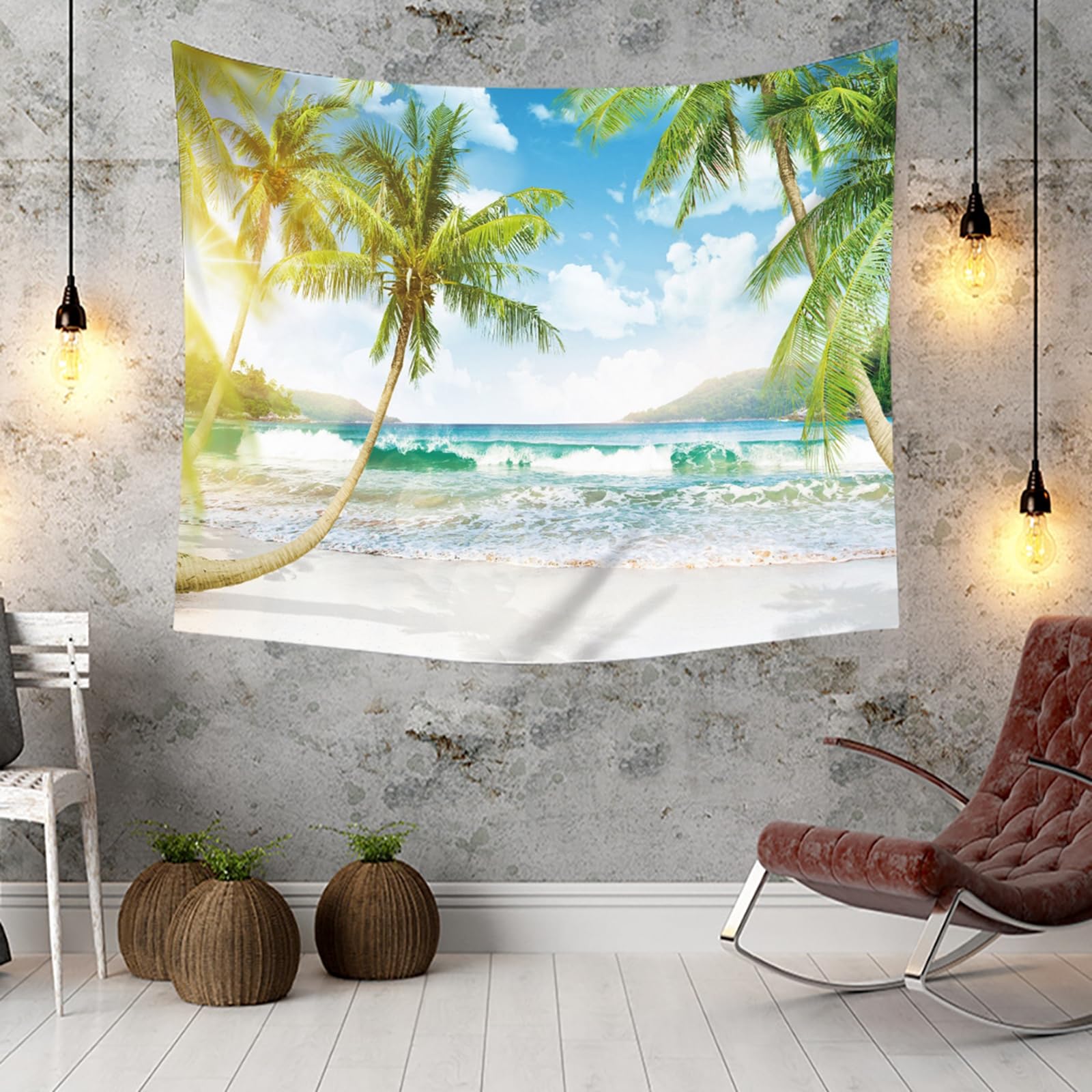 RDSGYZ Dywan ścienny z motywem, 260 x 240 cm, dekoracja ścienna do pokoju dziecięcego, sypialni, salonu