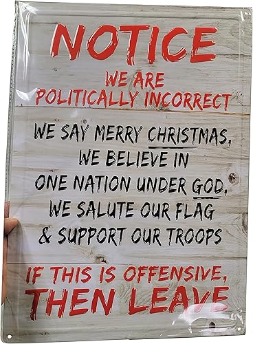 Miniatura 5 de AMERICAN WIT Letrero de metal grueso de 12 x 17 pulgadas con texto en 3D. Letrero de 2da enmienda a derecho, todo clima, exterior (aviso - Somos