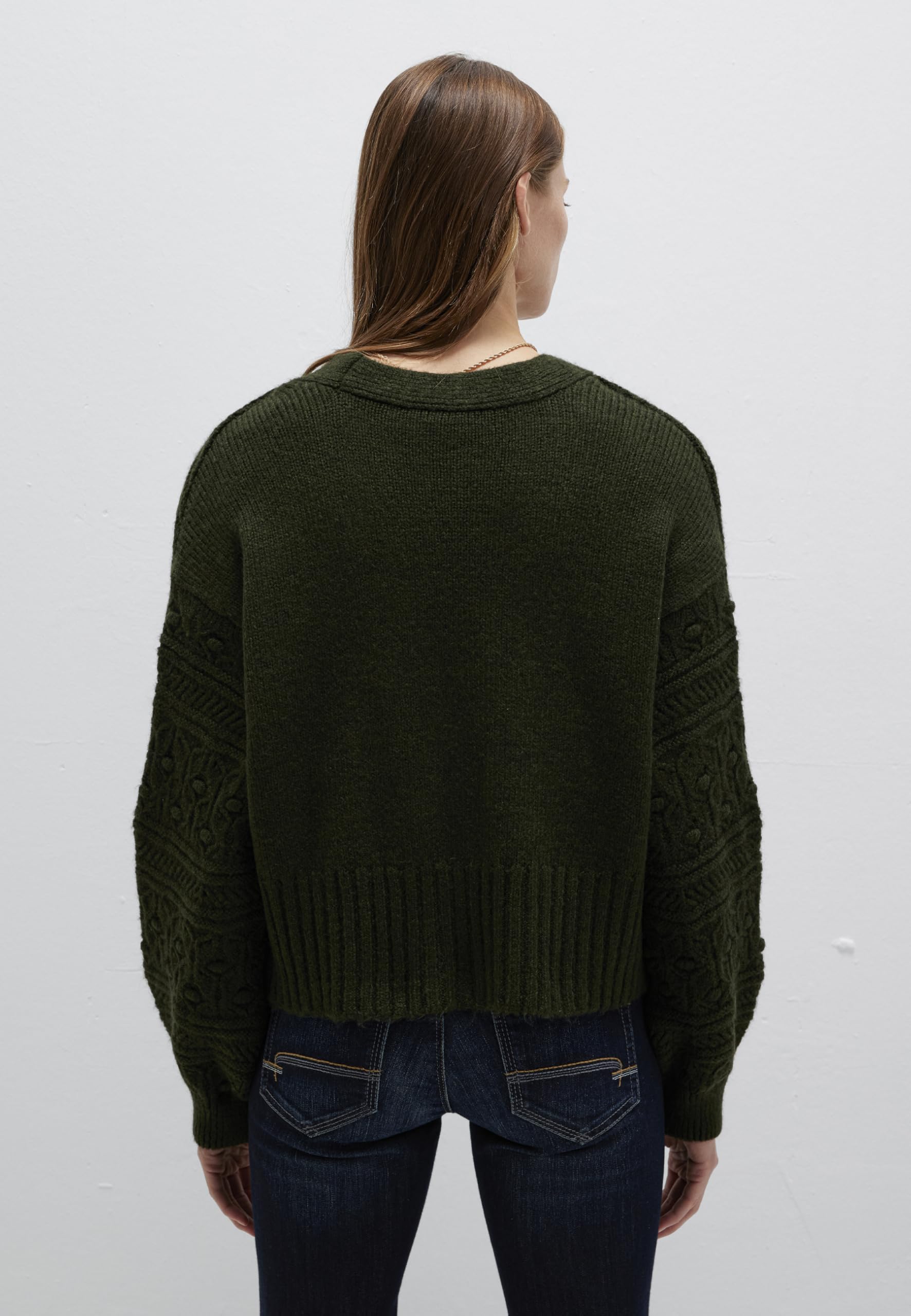 Mavi Button Front Cardigan Sweater Mujer