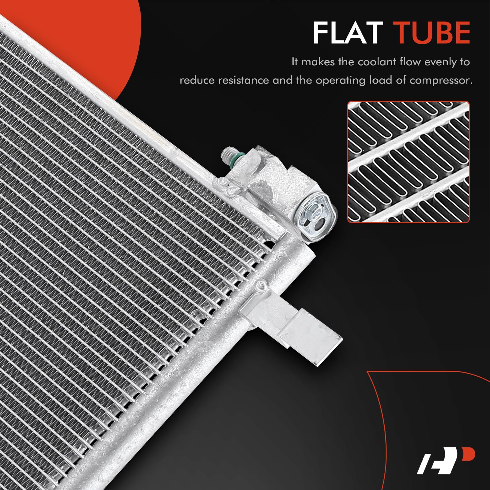 A-Premium Air Conditioning A/C Condenser Compatible with Audi A8 Quattro S8 2013-2014 3.0L 4.0L, Replace# 940452, 4H0260403D