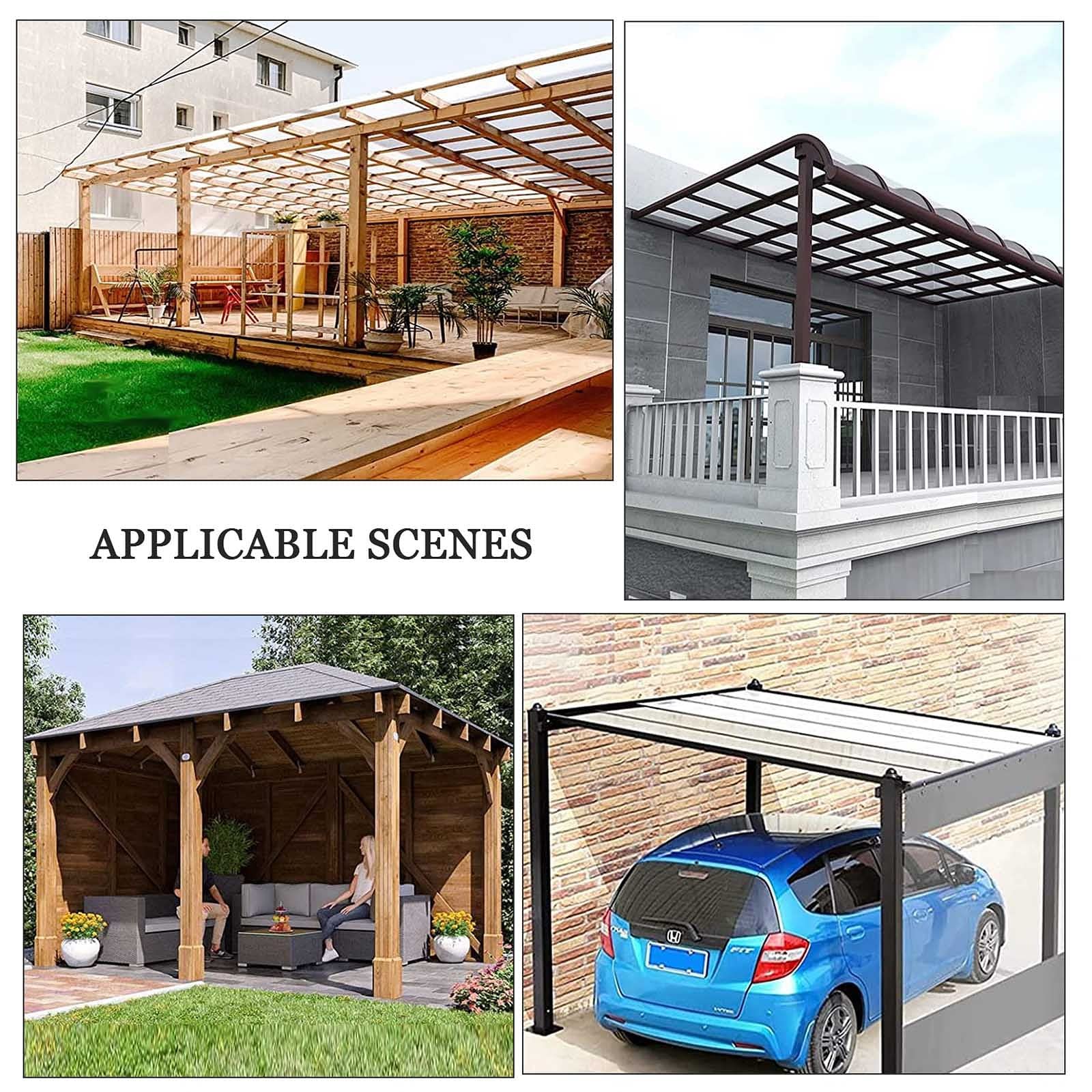 markise plastik Sonakia Durchsichtige Outdoor-planenvorhänge, wasserdichte Pergola-planen-seitenwände, Transparente PVC-Plastik-schutzplanenabdeckung Mit Easy Camp Senja 4 Historical High Price : 34.95 Farbe:grau/rosa