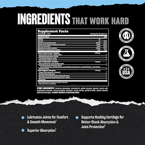 Miniatura 4 de Universal Nutrition Animal Flex completo conjunto de apoyo Suplemento