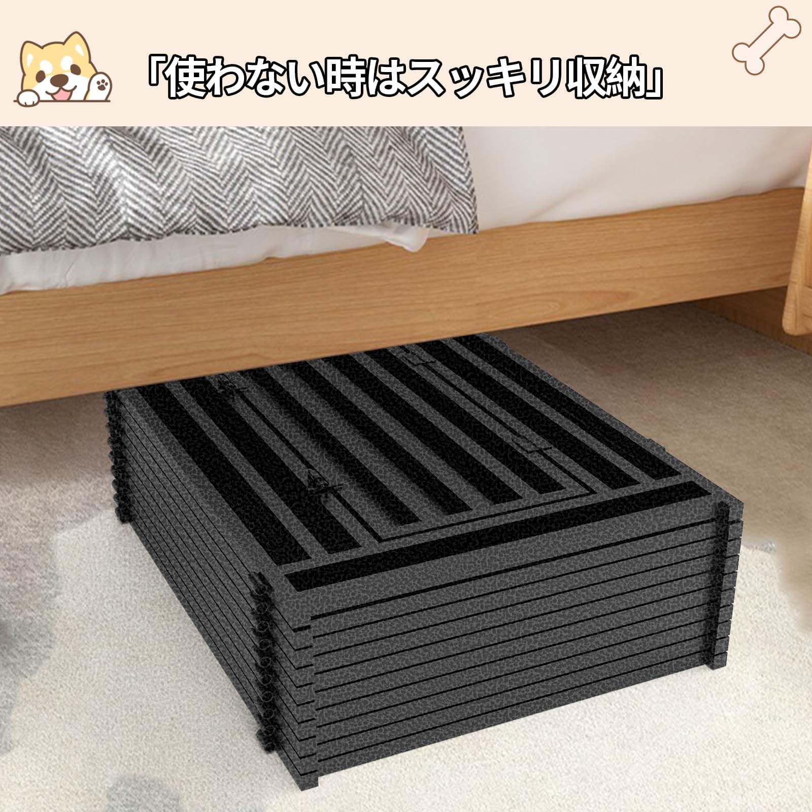 Amazon.co.jp: ZPUJIU ペットサークル ペットフェンス 犬 サークル
