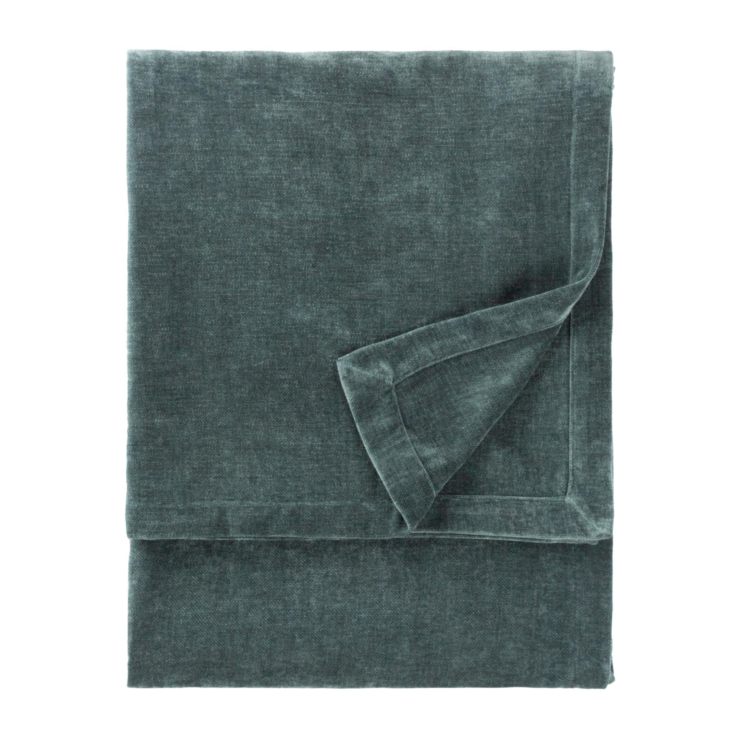 Furn Yard Heavy Chenille Throw – Luxury Soft Velvet Decorative Blanket for Bed or Sofa (Marine - 150x200cm)