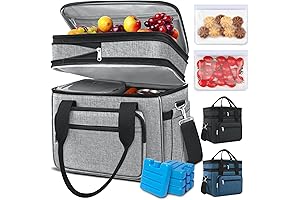 Coobiiya Lunch Bag for Women: Expandable, Insulated, Leakproof and More