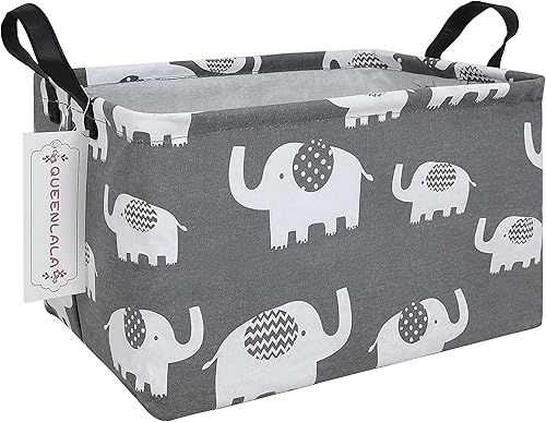 Miniatura 38 de Cesto para la colada QUEENLALA diseño rectangular, cesta para la ropa sucia plegable, para la habitación de los niños, para organizar o almacenar,