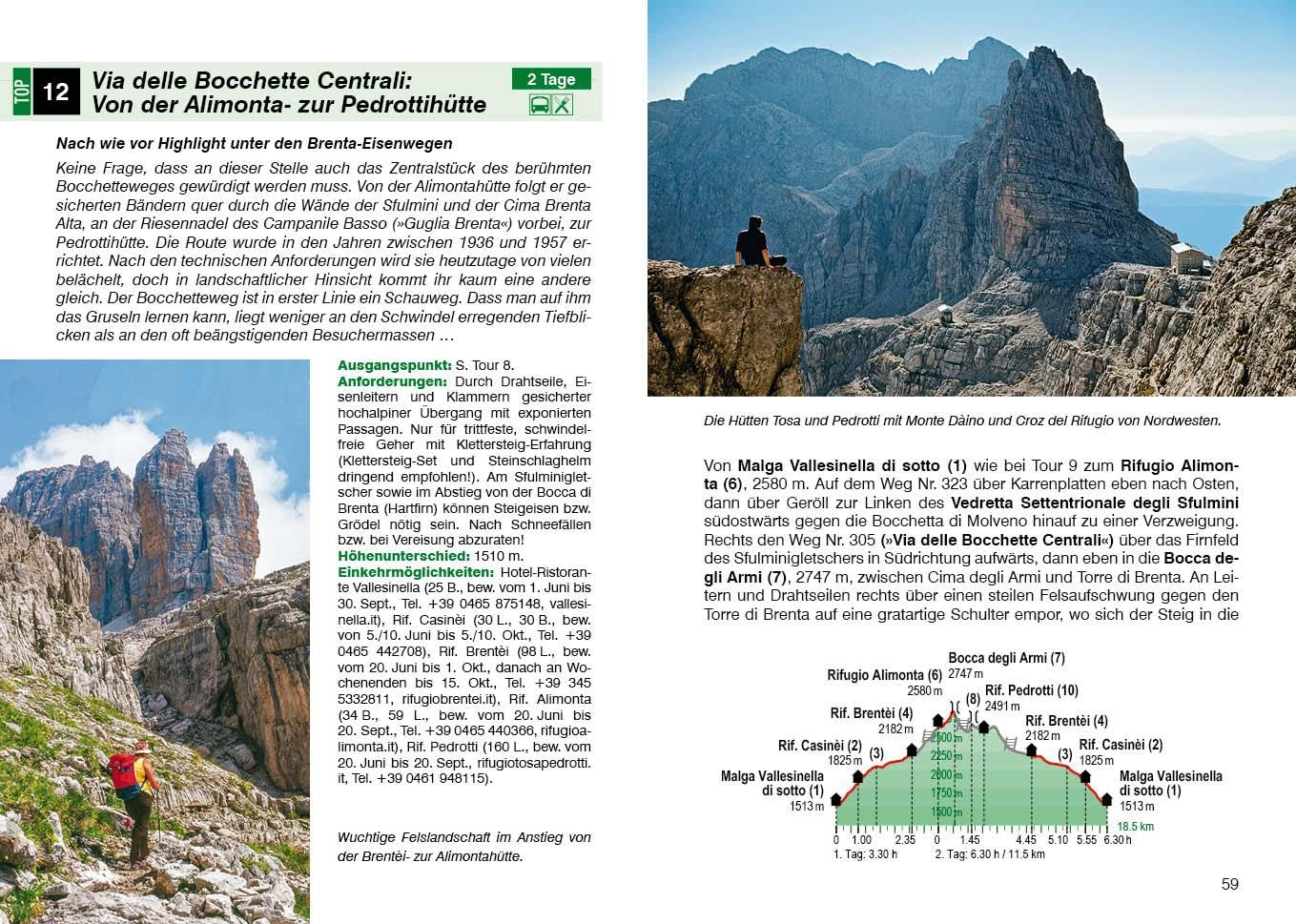 Brenta: mit Adamello, Presanella und Paganella. 52 Touren mit GPS-Tracks (Rother Wanderführer)