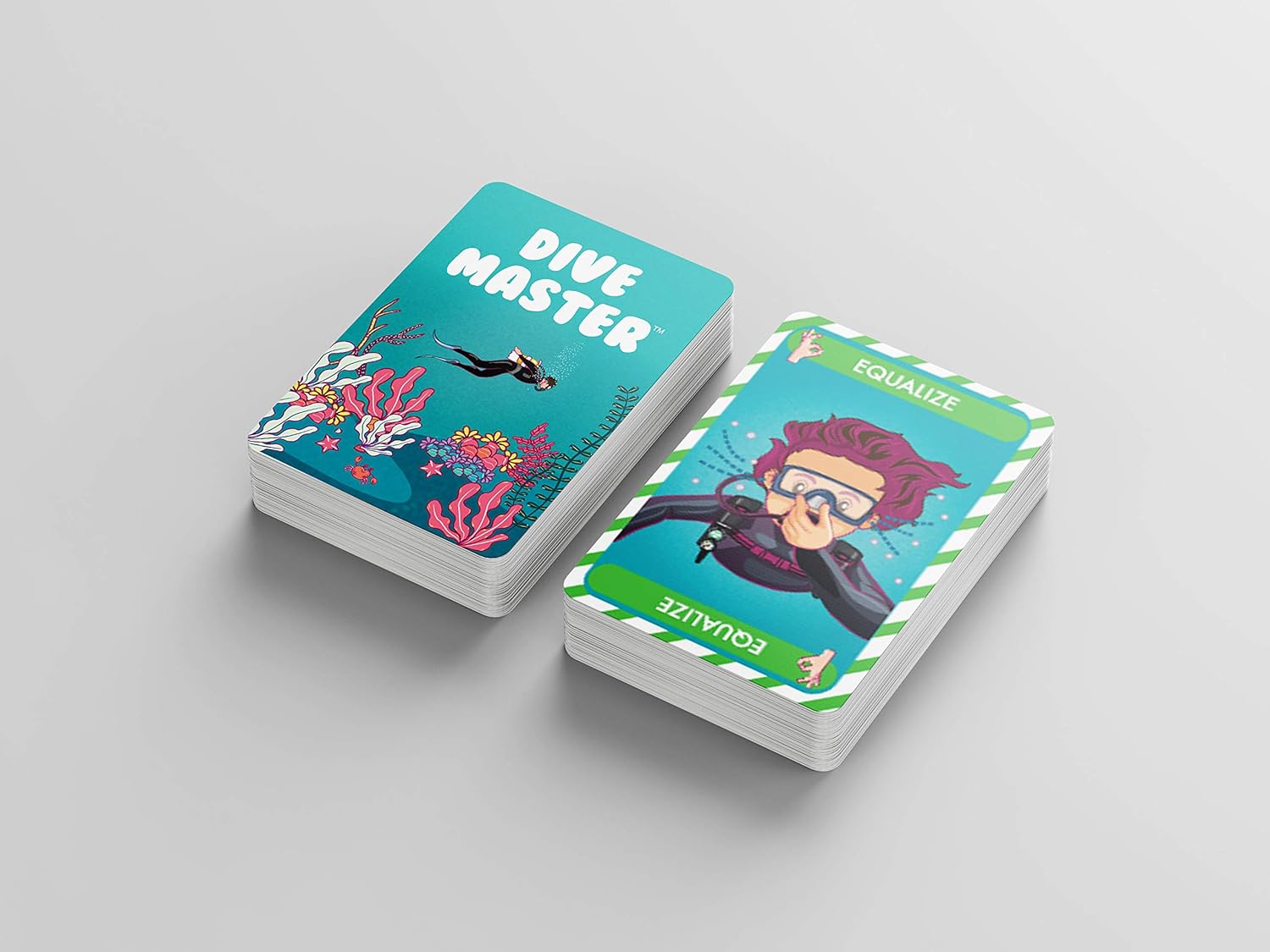 Dive Master Card Game by NMZ Games - a Scuba Diving Themed Game - Race Down 30 Meters and Back to The Surface! - for Adults, Family, Party!
