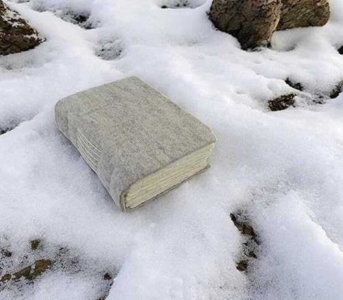 Miniatura 2 de Kathmandu Valley Co. Nepali Yeti Tracker Diario, cuaderno de escritura con papel lokta hecho a mano, cuaderno de oficina vintage hecho en el