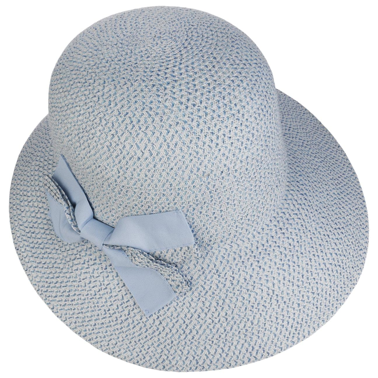 Seeberger Vallena Strohhut mit Schleife Glockenhut Sonnenhut Sommerhut Damenhut Damen - Frühling-Sommer Sommer