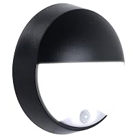 Luceco Paratia LED Eco Palpebra Rotonda, con Sensore PIR