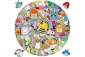 100PCS Cute Squishmallows Stickers for Kids Teens