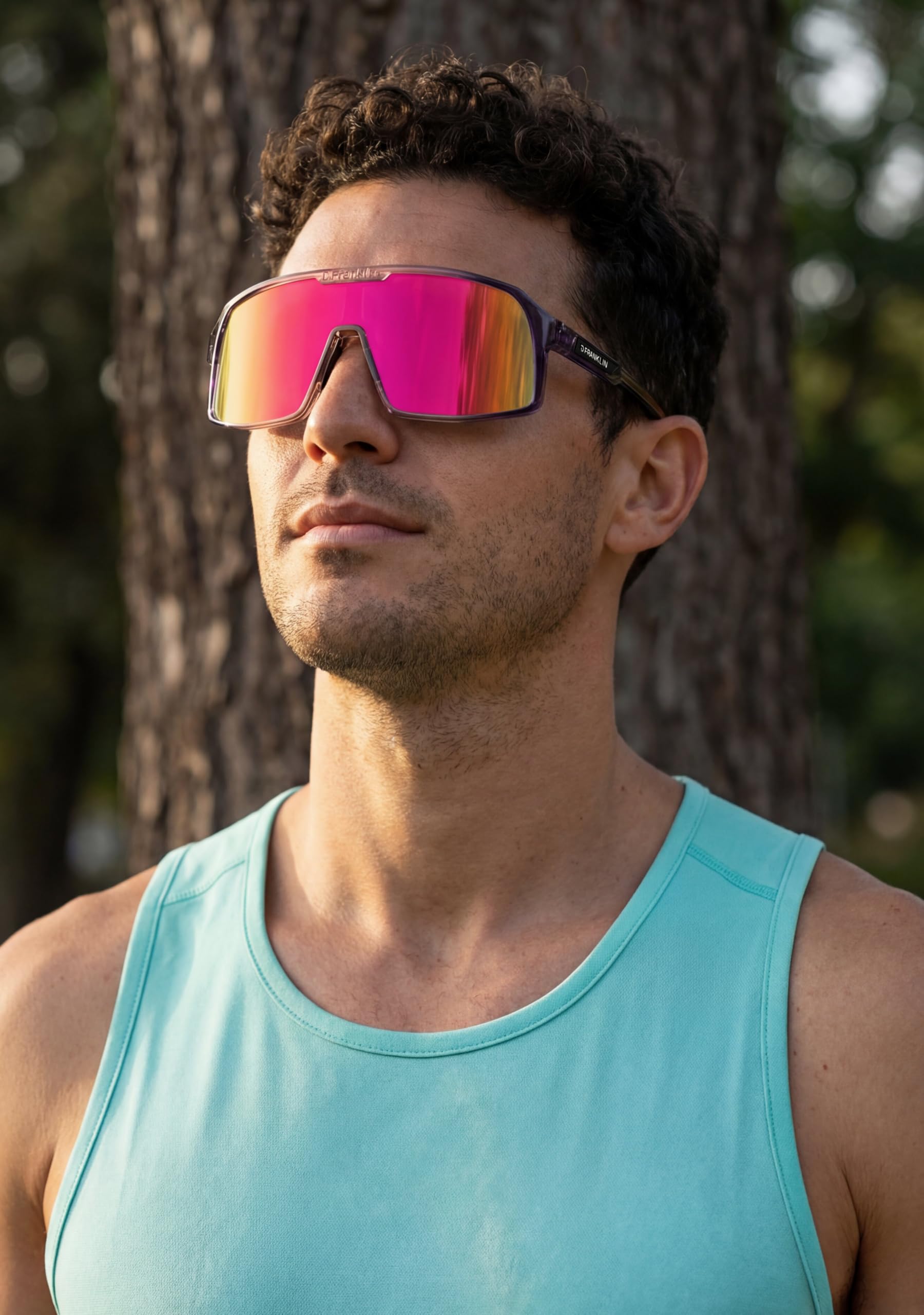 D.Franklin - Lunettes de soleil unisexes avec verres de protection UV - Modèle wind - Lunettes de soleil pour Homme et Femme - Sunglasses