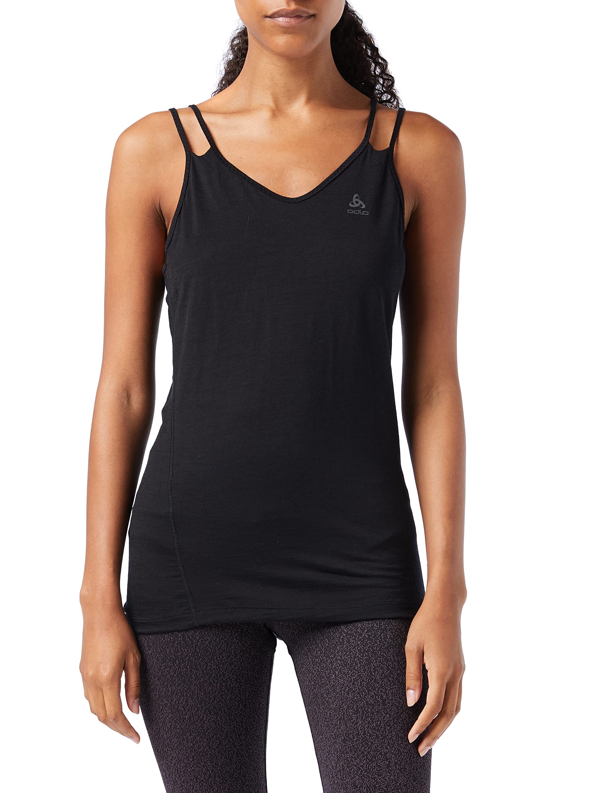 Odlo MERINO 130 women's functional underwear tank top, black, L