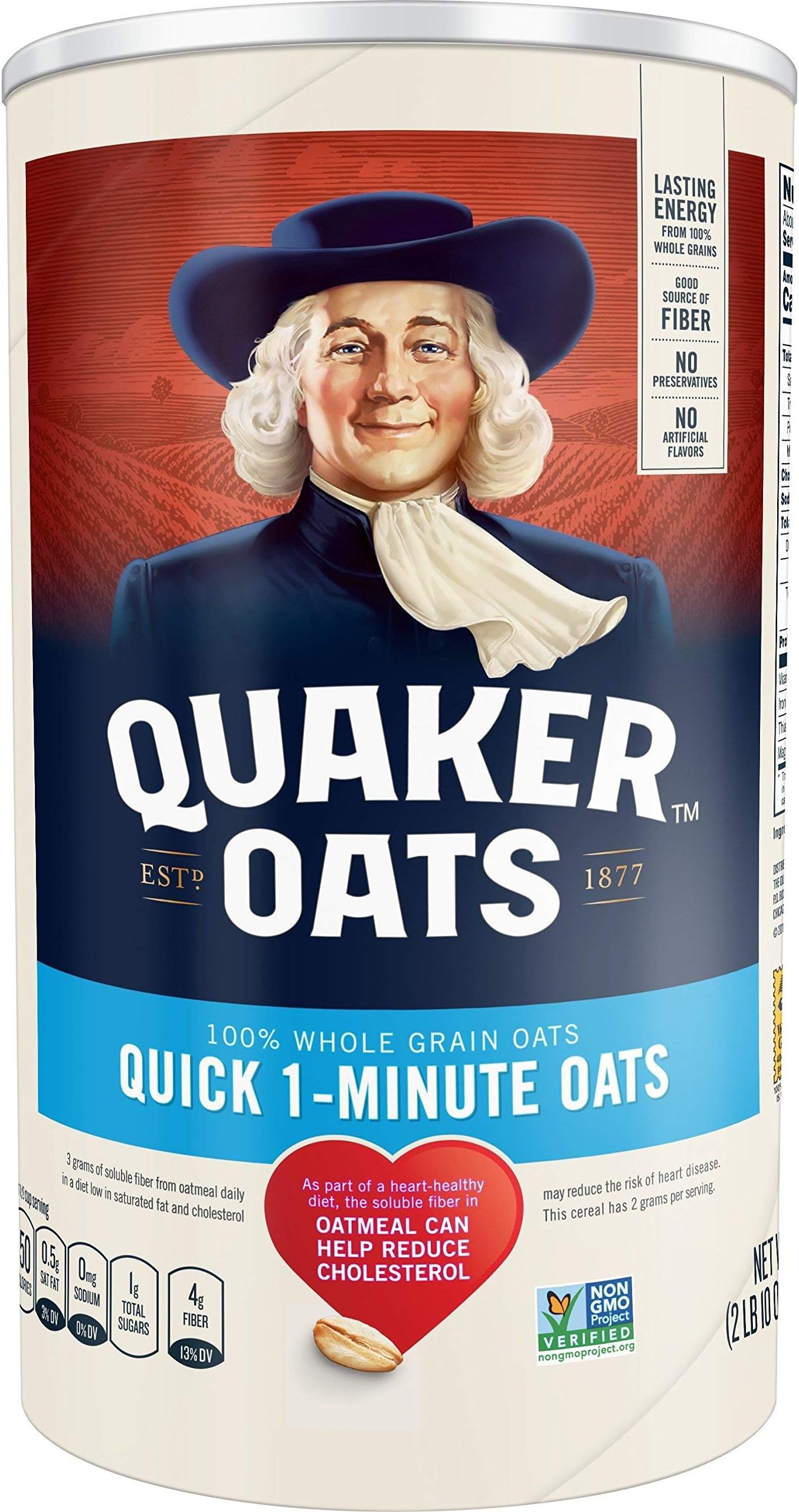 Quick 1 Minute Whole Grain Oats, 42 Oz