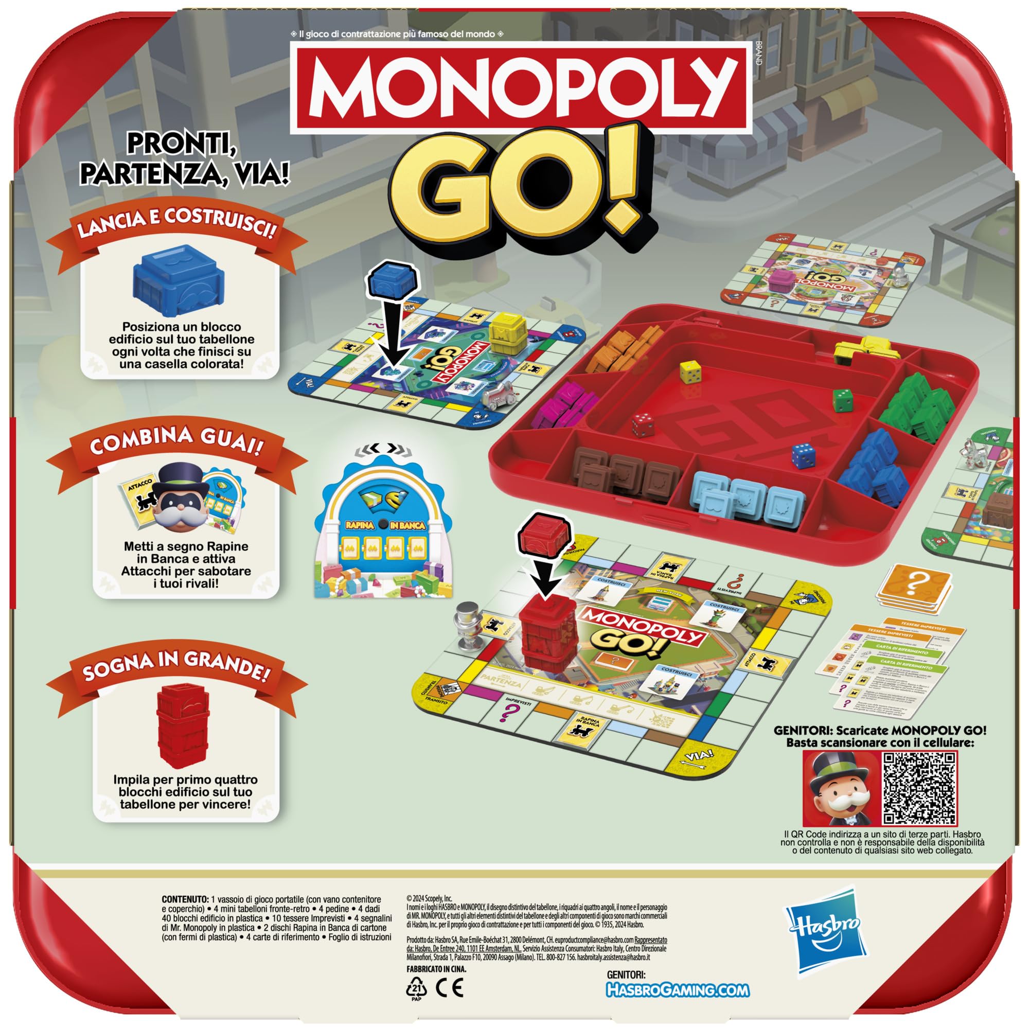 Monopoly Go! Gioco da tavolo - Versione italiana