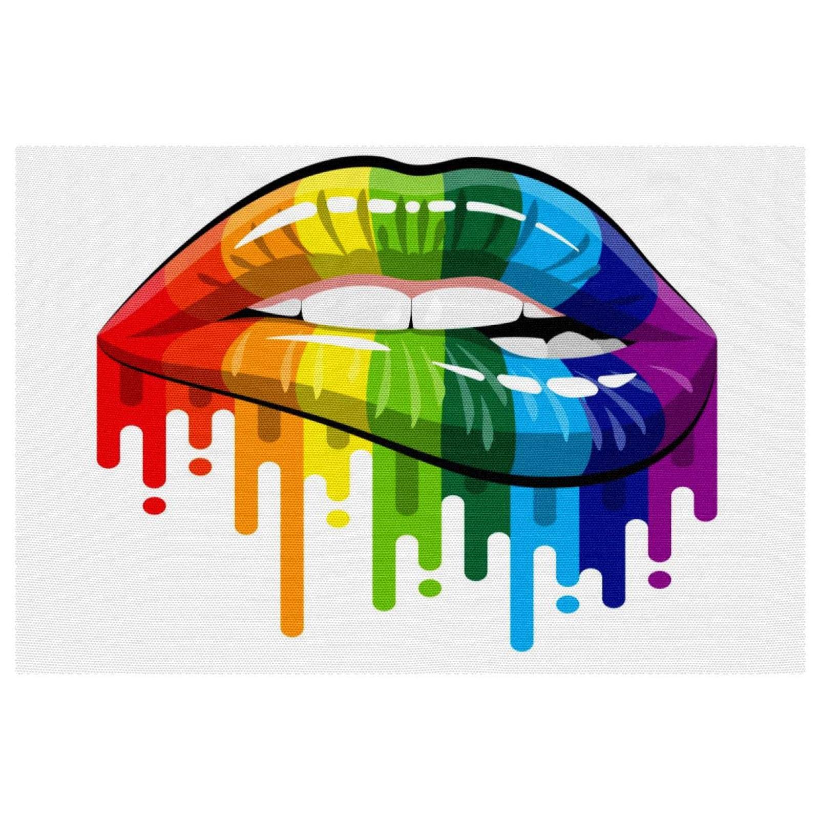 Sets de table Rainbow Flows pour stopper les plats qui glissent et protèger de la chaleur x6