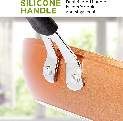 Miniatura 8 de Ecolution Endure - Sartén antiadherente de 11 pulgadas, cobre