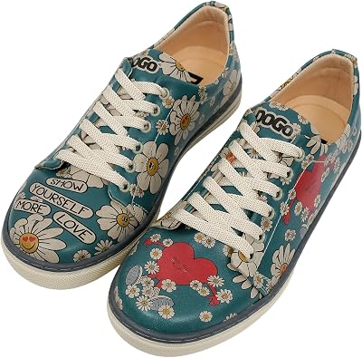 DOGO Vegan Leather Sneakers for Women - Handmade and Unique Fashion Sneakers for Women