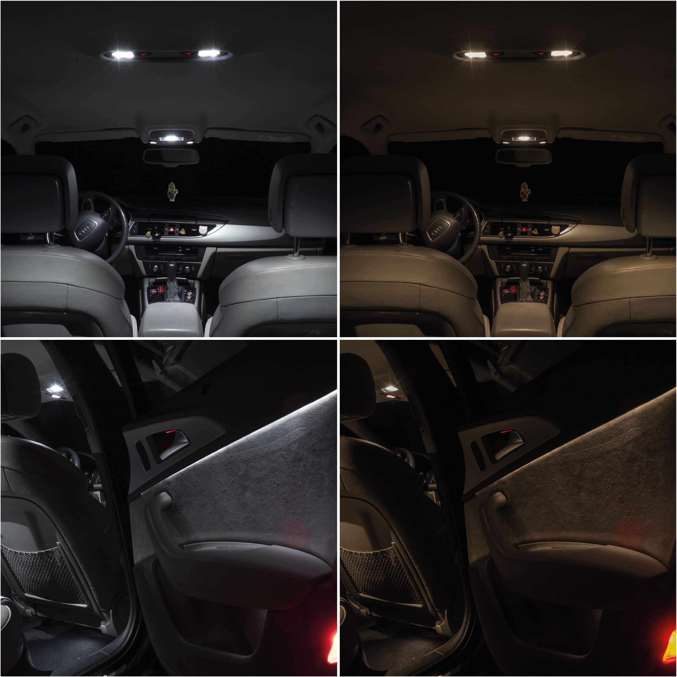 EinParts Juego de Bombillas LED para Coche, Sin errores Can-Bus, para interior de coche especifico para Range Rover 1995-2001, 17 piezas
