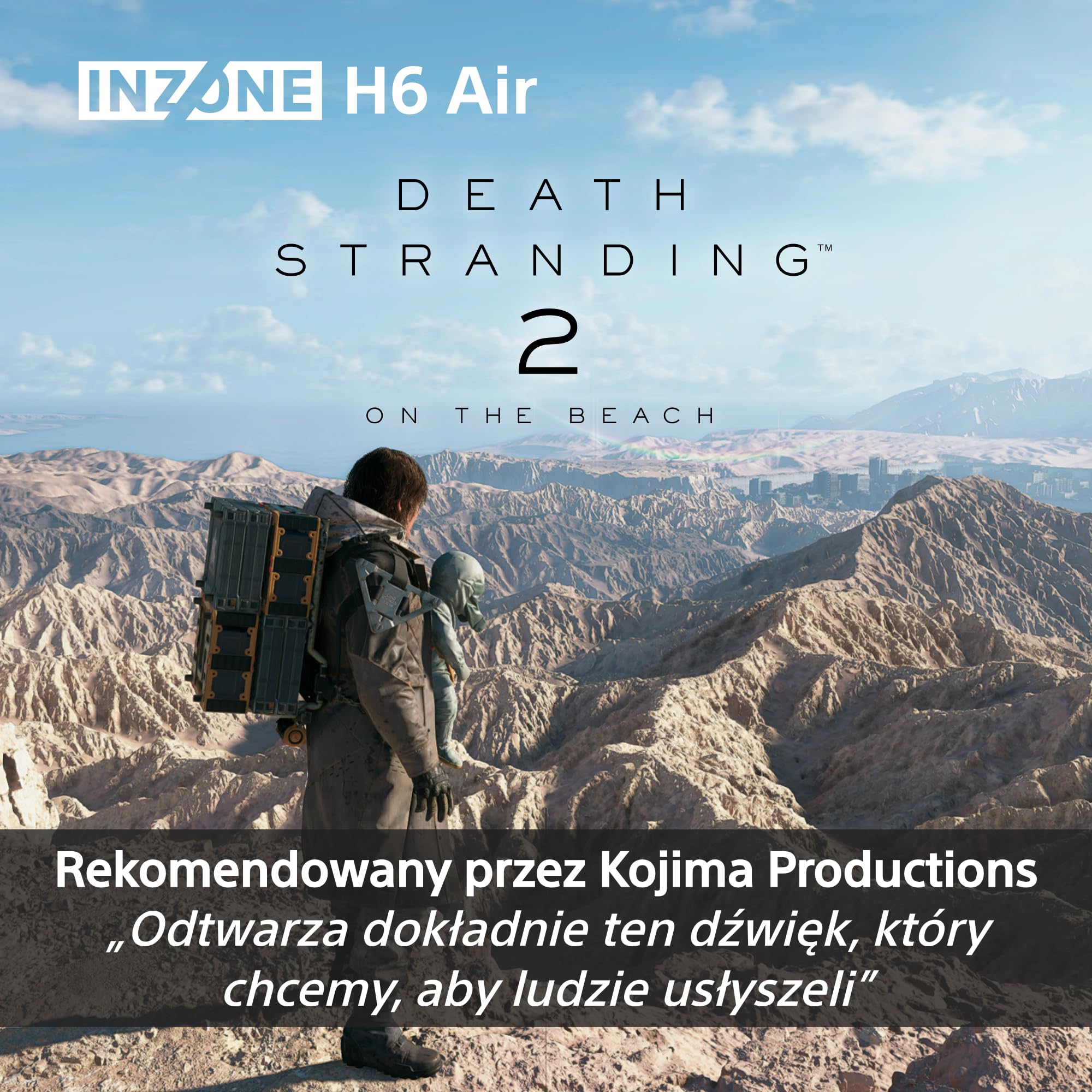 Sony INZONE H6 Air otwarty przewodowy zestaw słuchawkowy gamingowy, 360 Spatial Sound for Gaming, ultralekka konstrukcja 199 g, odłączany mikrofon na wysięgniku, INZONE Hub Custom EQ, PC/PS5, czarny