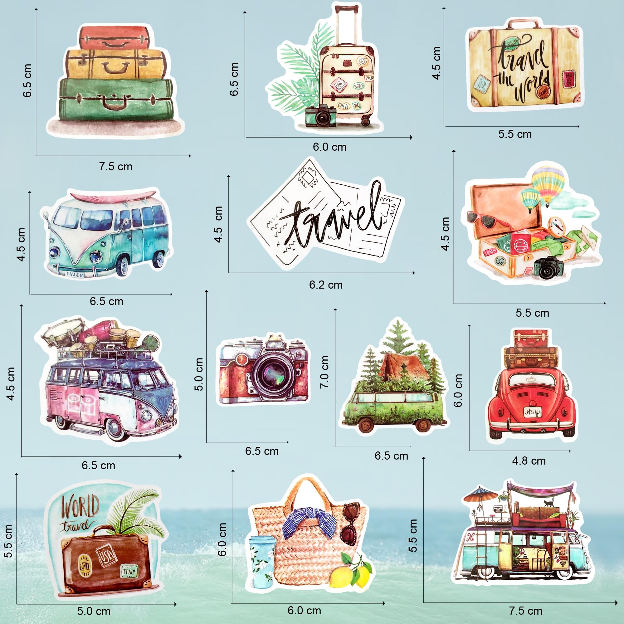 SUPVOX Lot De 24 Feuilles D'autocollants Pour Scrapbooking