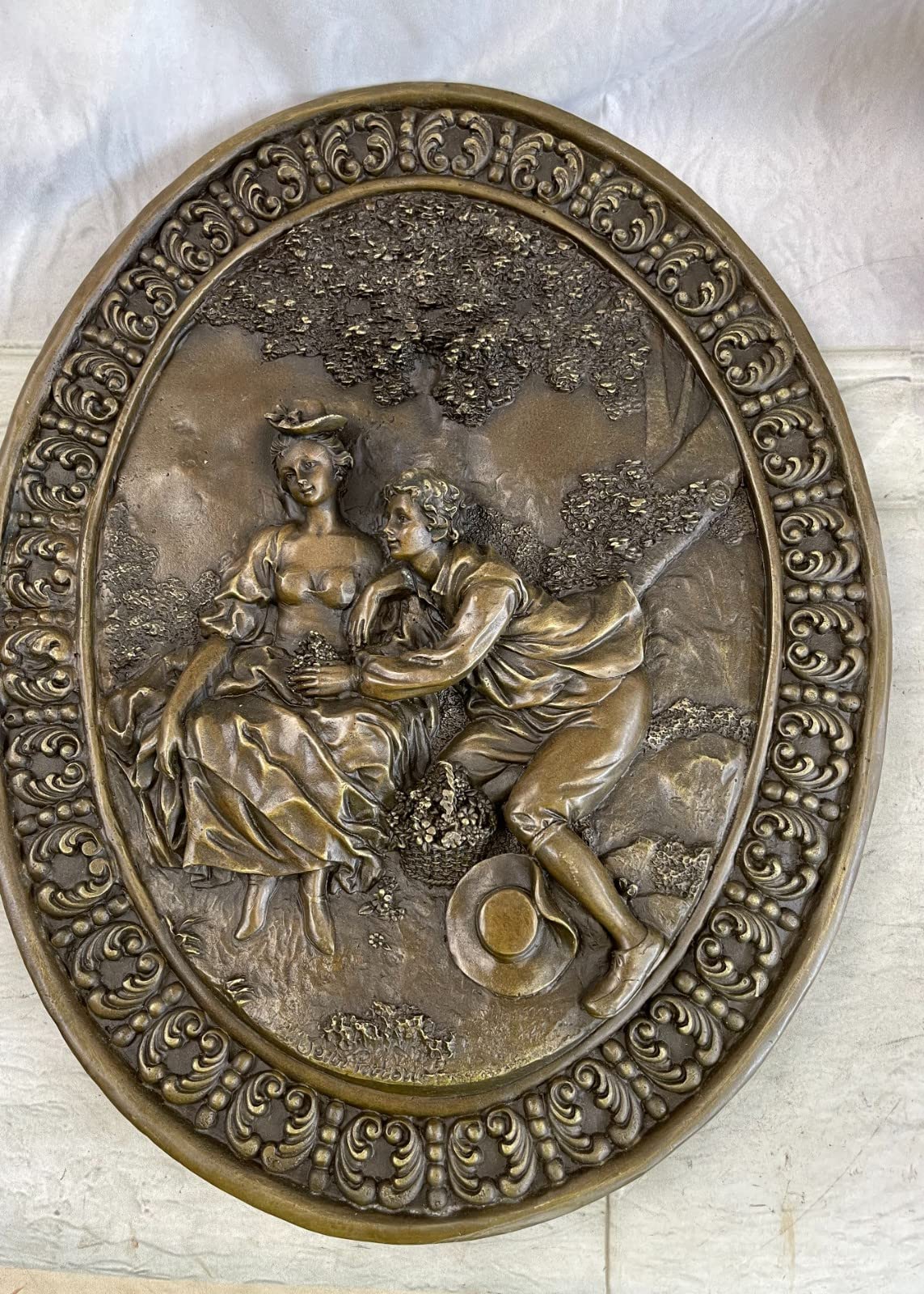 Artistic LICENCE-3D, Sculpture, Bas Relief Home Office Bronze Decoration Statue Artwork