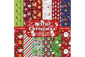 Creative Christmas Scrapbook Paper 12x12