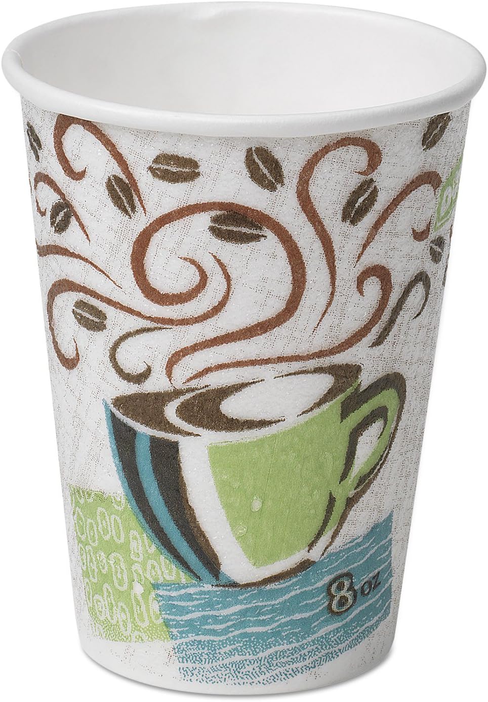 Dixie® PerfecTouch® Coffee Haze 8 oz. Insulated Cups [Set of 2] Pack Size: 500
