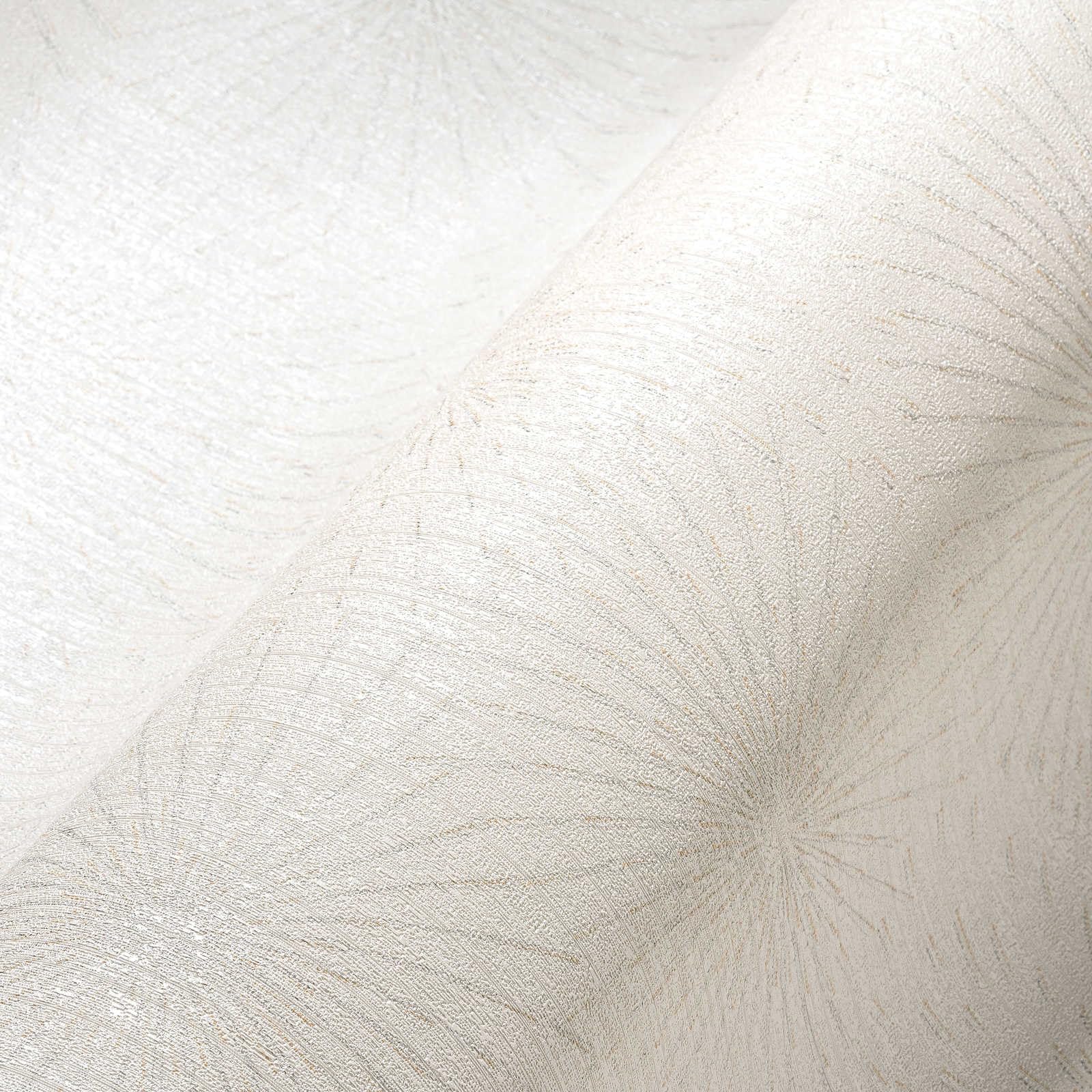 Papier peint intissé pour masquer les défauts des murs beige