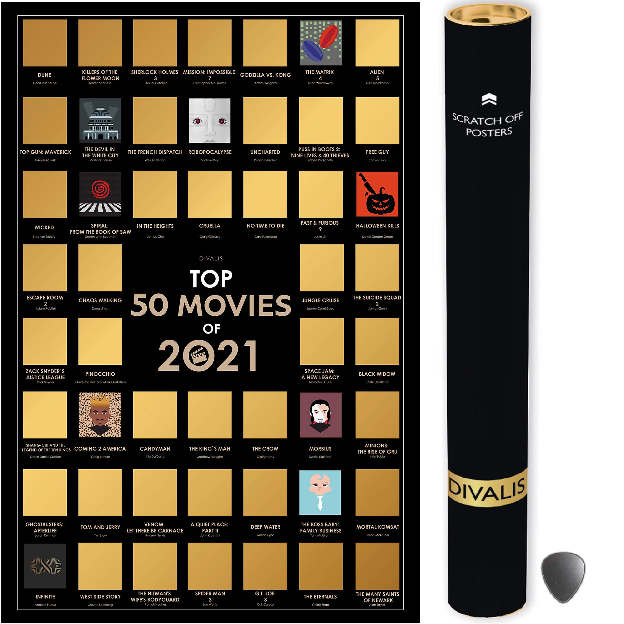 Buy Scratch off Movie Top 50 Best Films of 2021 Watchlist