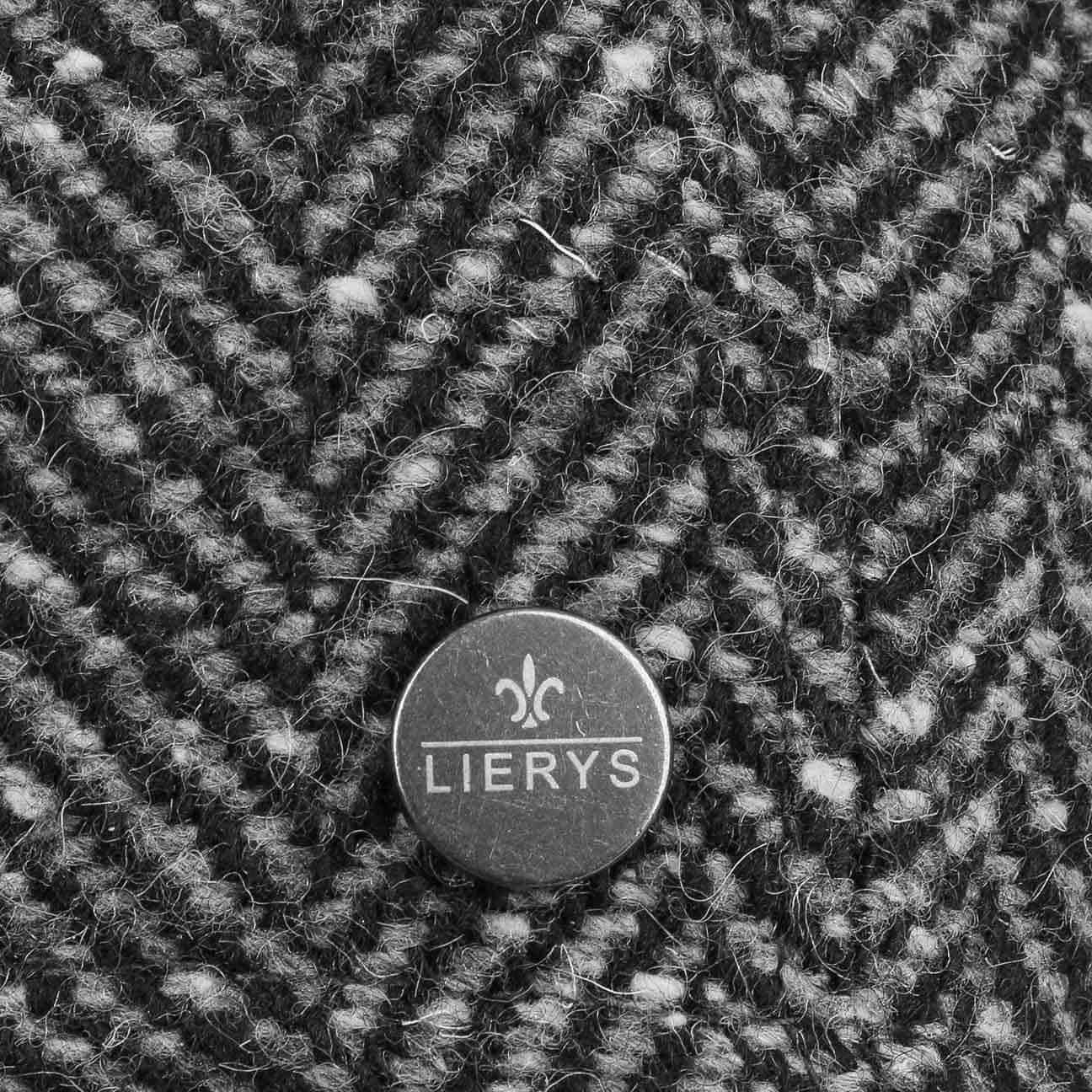 Lierys Gorra Plana Hatteras Lana Diseño en Espiga Hombre Made in Italy Otoño Invierno