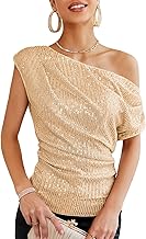 GRACE KARIN Women's Sequin Glitter Party Tops, Festive Outfits