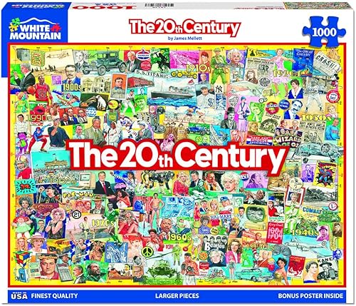 Miniatura 2 de White Mountain Rompecabezas de 1000 piezas del siglo XX