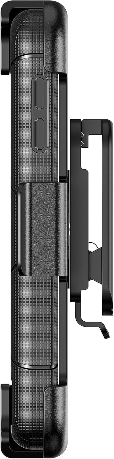 Kaptron Note 5 case, Galaxy Note 5 Hybrid Dual Layer Combo Armor Defender Protective case with Kickstand and Belt Clip for Samsung Galaxy Note 5 (Black)