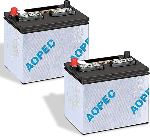 Kit de aislamiento de batería se adapta a la mayoría de baterías de montaje superior y lateral, 40 x 7 pulgadas (2 unidades)