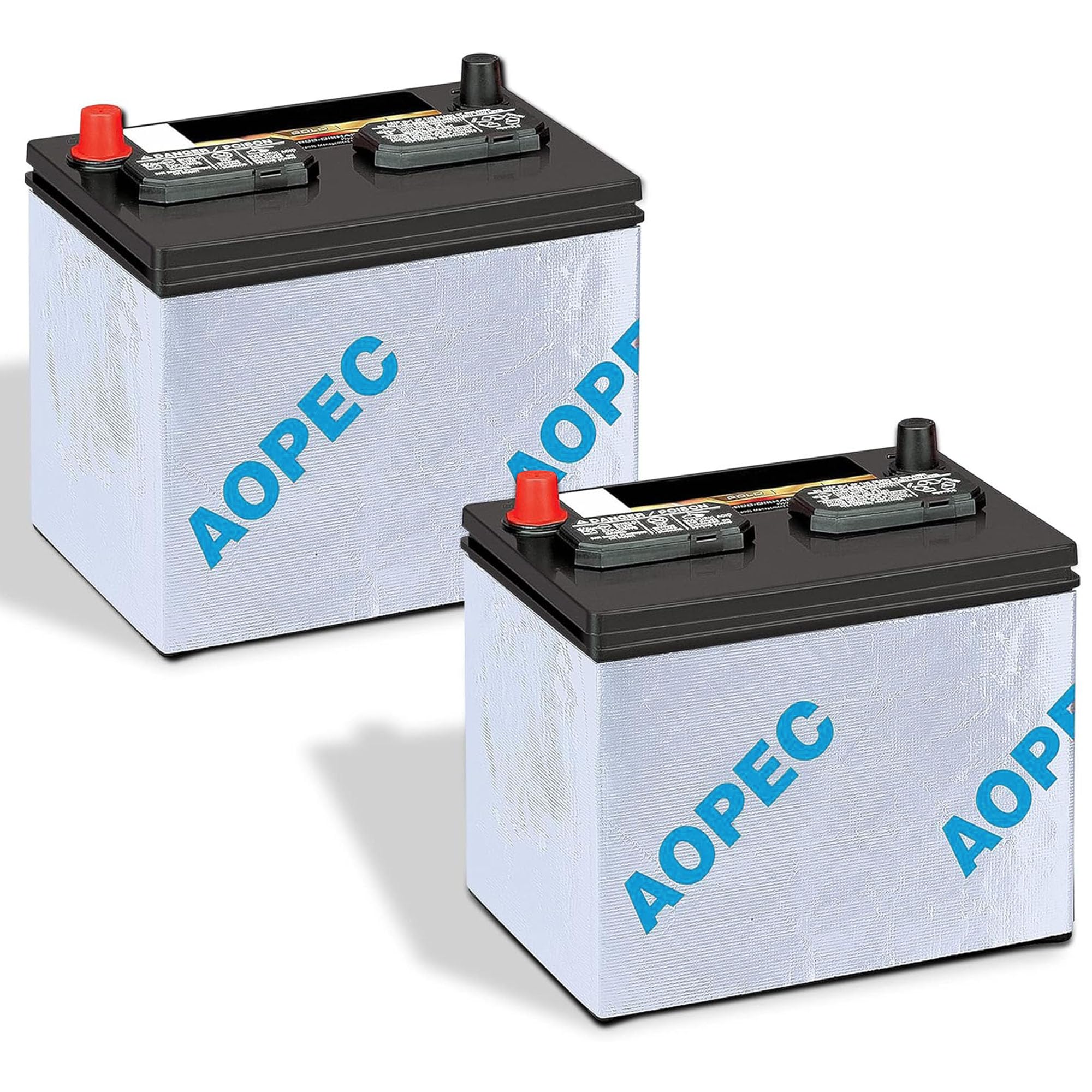 AOPEC Battery Insulation Kit Fits Most Top And Side Mount Batteries, 40"x7" (2 PCS)