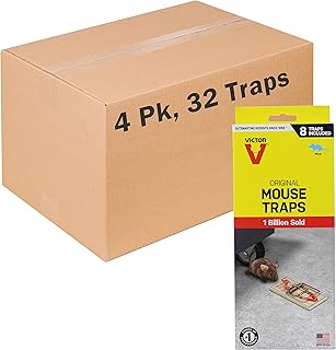 M158-4 Metal Pedal Mouse Trap, 32 Traps