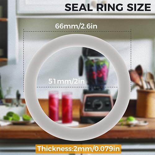 Miniatura 3 de BL1900 - Hoja de licuadora y sellado de juntas de goma, repuesto para licuadora Black Decker 14291600, compatible con BL1900, BL3900, BL4900,