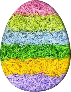 Dayify 24 oz (684g) Easter Shred Filler Paper Grass, 6 Colors Easter Basket Grass Shreded Filler, Crinkle Cut Paper Confetti Raffia for Gift Box Wrapping, Party Favors, Holiday Decorations