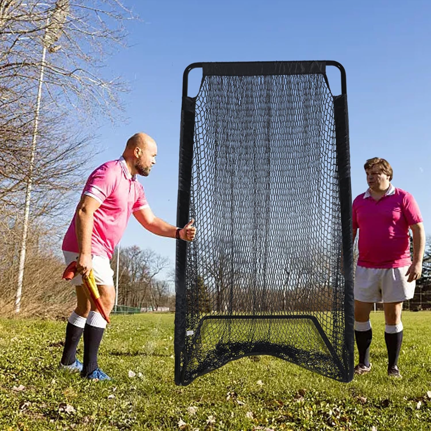 Gulfmore Football Throwing Net,Kicking Cages for Football