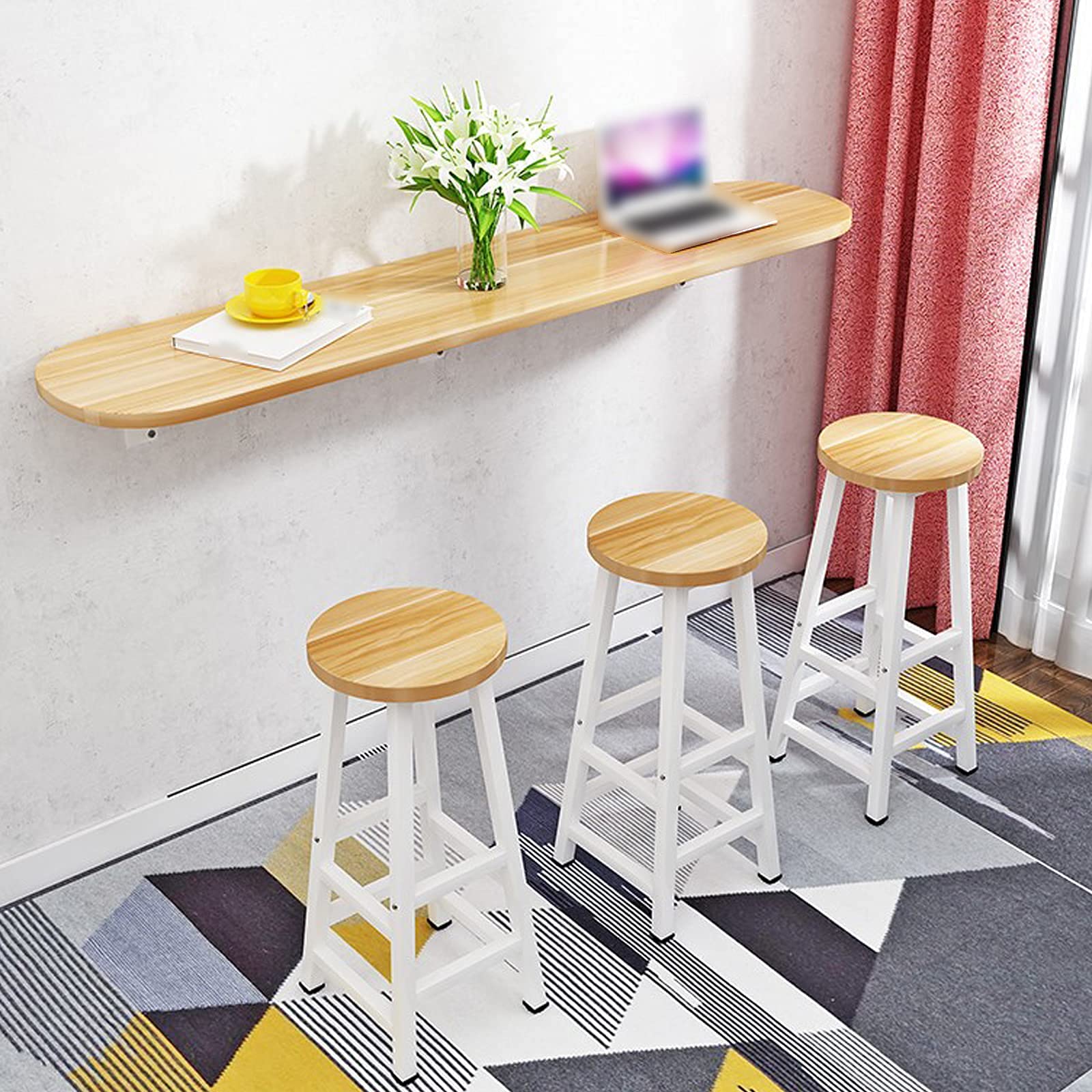 Table de salle à manger moderne pliante JATIBOSH pour petit espace