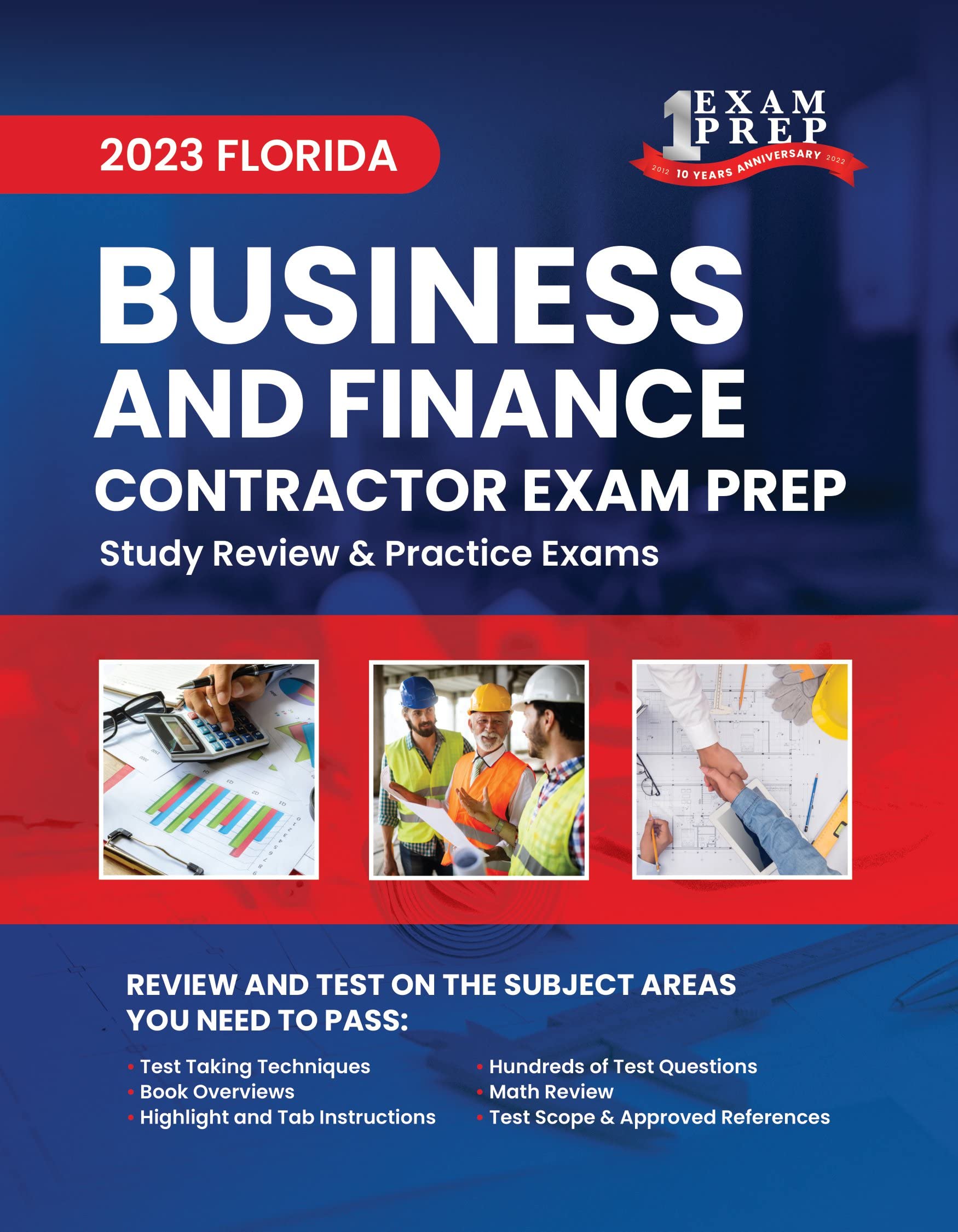 2023 Florida Business and Finance Contractor Exam Prep: 2023 Study Review & Practice Exams (English Edition)
