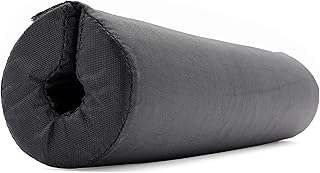 كاب باربيل وسادة بار للتمارين الرياضية للبالغين من الجنسين، لون اسود، نايلون